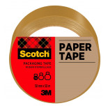 Taśma pakowa SCOTCH® Mailing , papierowa, 50mm x50m, 1szt., brązowa