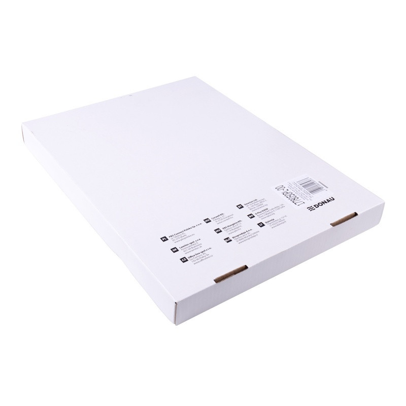 Koszulki na dokumenty DONAU, PP, A4, krystal, 150mikr., 50szt., w pudełku