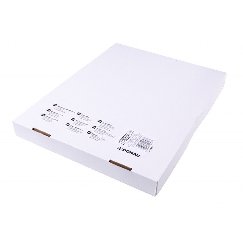 Koszulki na dokumenty DONAU, PP, A4, krystal, 150mikr., 50szt., w pudełku