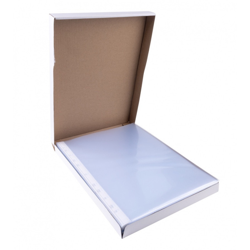 Koszulki na dokumenty DONAU, PP, A4, krystal, 150mikr., 50szt., w pudełku