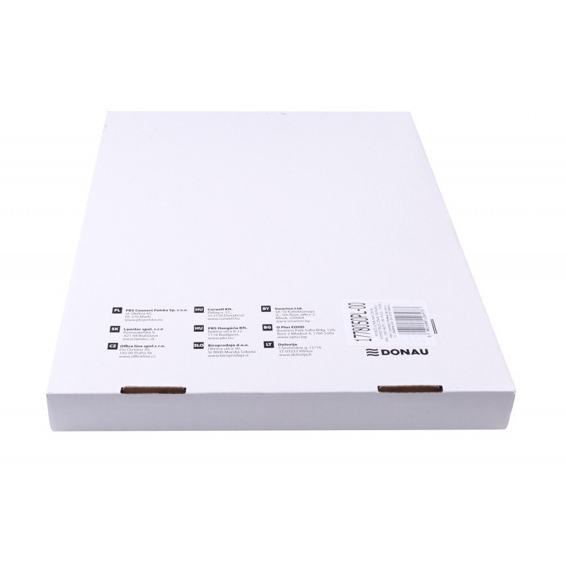Koszulki na dokumenty DONAU, PP, A4, krystal, 150mikr., 50szt., w pudełku