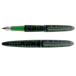 Pióro wieczne DIPLOMAT Elox Matrix, B, 14ct, czarny/zielony