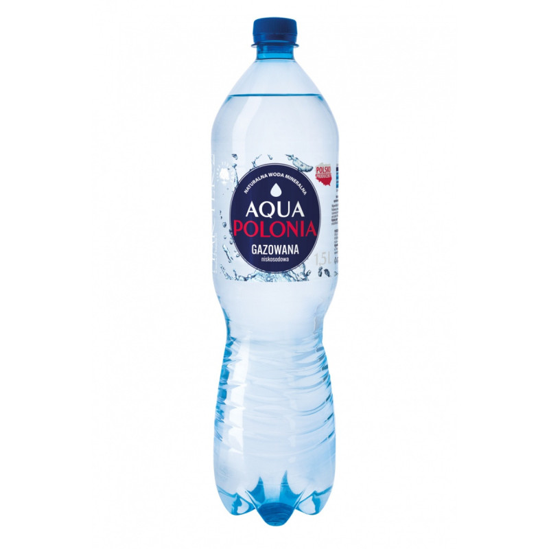 Woda mineralna Aqua Polonia, gazowana, 1,5l