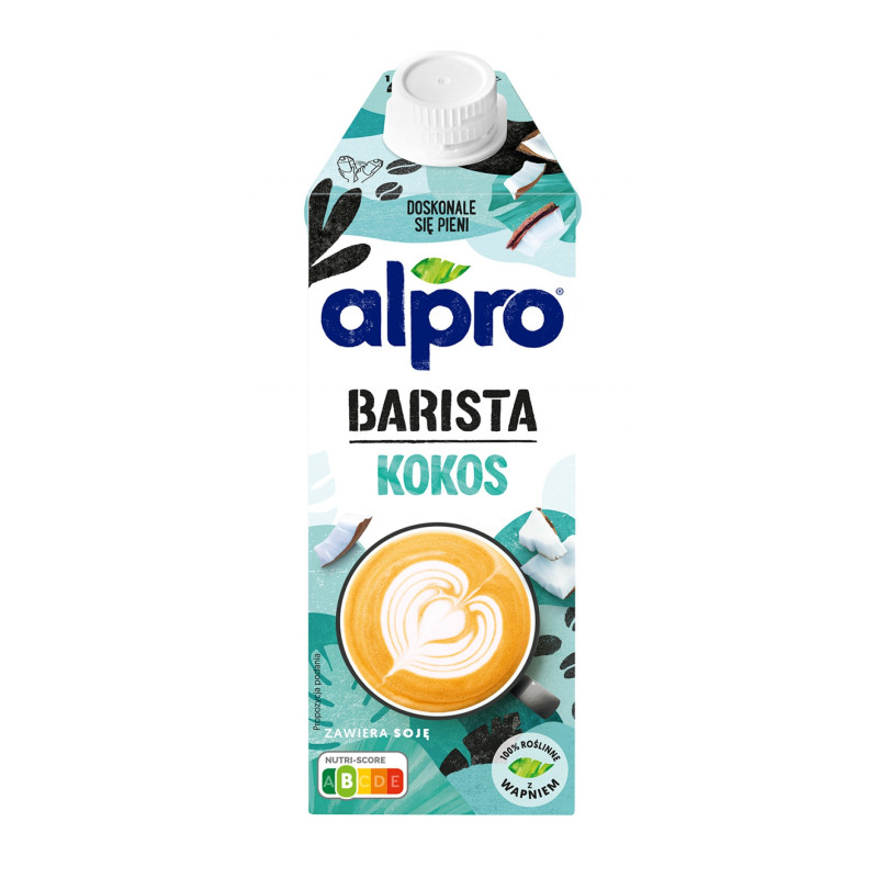 Napój roślinny ALPRO, kokosowo-sojowy, barista, 750ml