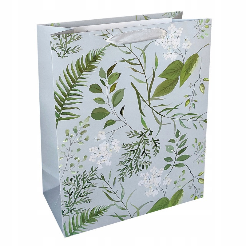 Torba prezentowa INCOOD, liście paproci, 26x32cm, 1 szt., mix wzorów