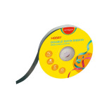 Wstążka KEYROAD, podwójna, satynowa, 12mm x 22,86m, na szpulce, czarna