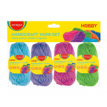 Zestaw włóczek KEYROAD, 4 x 15g, mix kolorów