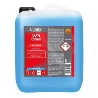 Żel CLINEX W3 Blue, do czyszczenia sanitariatów, 5l
