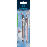Długopis automatyczny SCHNEIDER Slider Rave, XB, 1szt., blister, perłowy