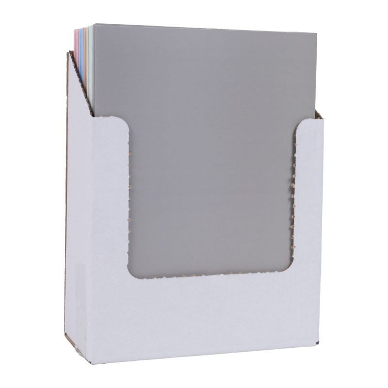 Teczka z gumką OFFICE PRODUCTS, Pastel soft touch, karton/lakier, A4, 320gsm, 3-skrz., mix kolorów