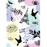 Zeszyt szkolny GIMBOO, A5, w 3 linie, 32 kart., 70gsm, mix wzorów