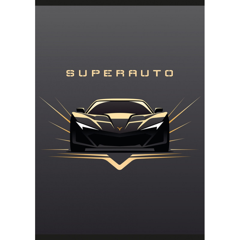 Zeszyt szkolny GIMBOO, A4, w kratkę, 32 kart., 70gsm, mix wzorów