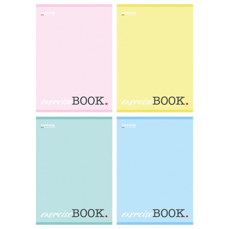 Zeszyt szkolny OFFICE PRODUCTS, A5, w 3 linie, 32 kart., 60gsm, mix kolorów