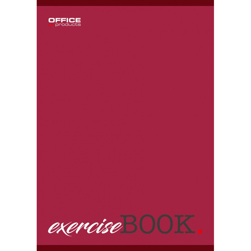 Zeszyt szkolny OFFICE PRODUCTS, A5, w kratkę, 80 kart., 60gsm, mix kolorów