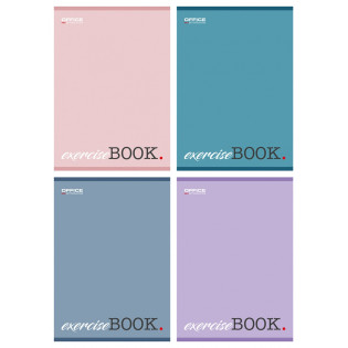 Zeszyt szkolny OFFICE PRODUCTS, A5, w linie, 80 kart., 60gsm, mix kolorów