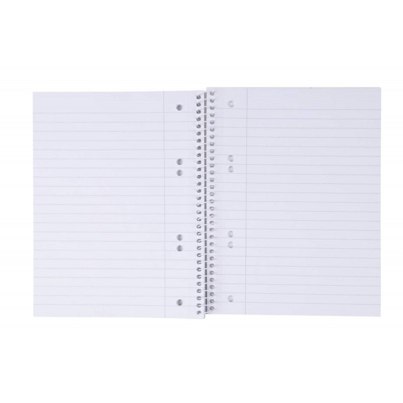 Kołonotatnik OFFICE PRODUCTS, A5, w linie, 80 kart., 70gsm, granatowy