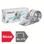 Zszywki REXEL, nr 270, magazynek do Stella 70, 5000 szt., srebrne