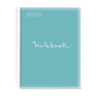 Kołozeszyt MIQUELRIUS NB-1 Emotions, PP, A4, w kratkę, 80 kart., 90g, niebieski