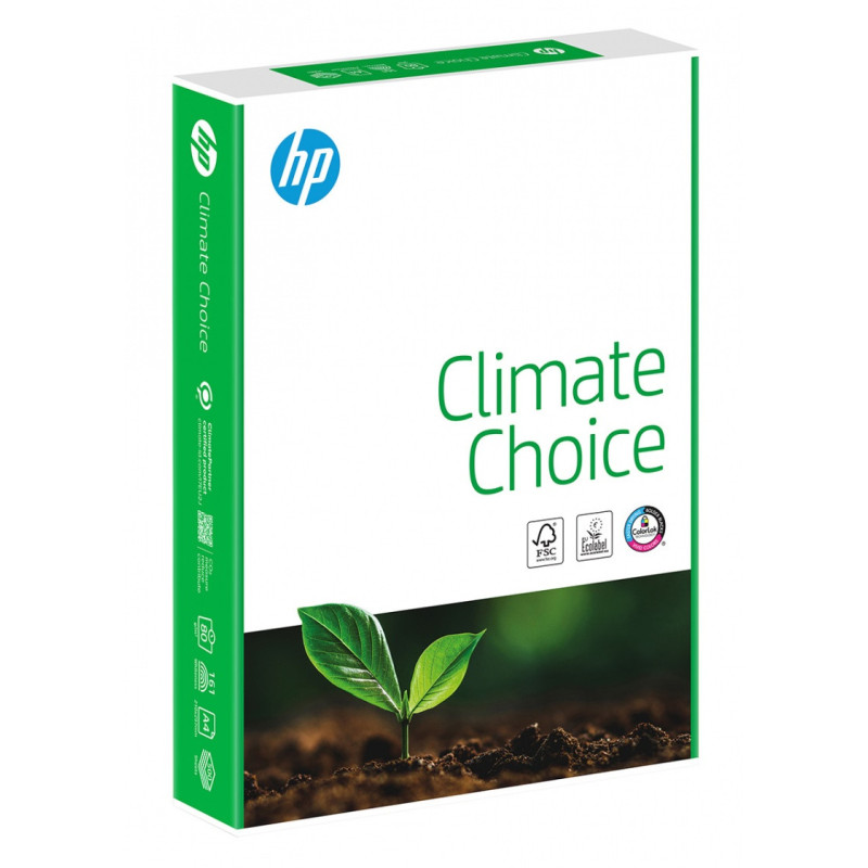 Papier ksero HP CLIMATE CHOICE, A4, klasa B+, 80gsm, 500 ark.