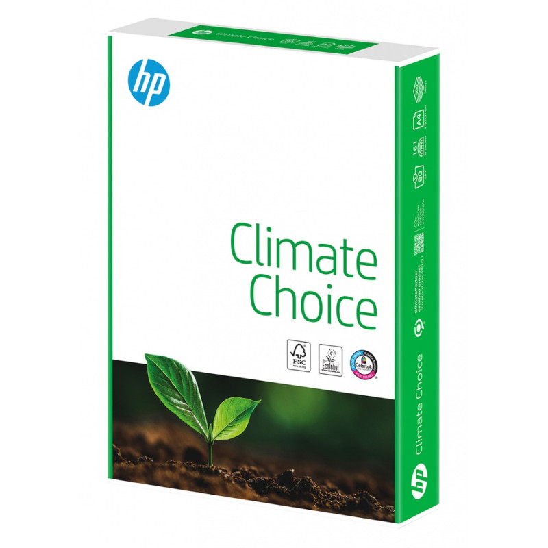 Papier ksero HP CLIMATE CHOICE, A4, klasa B+, 80gsm, 500 ark.