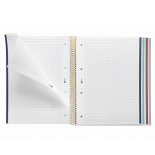 Kołozeszyt MIQUELRIUS NB-4, A4, w kratkę, 120 kart., 70g, green garden