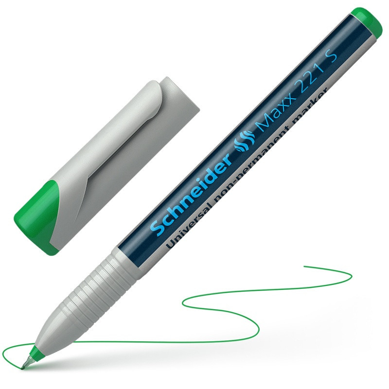 Marker uniwersalny SCHNEIDER Maxx 221 S, 0,4mm, zielony