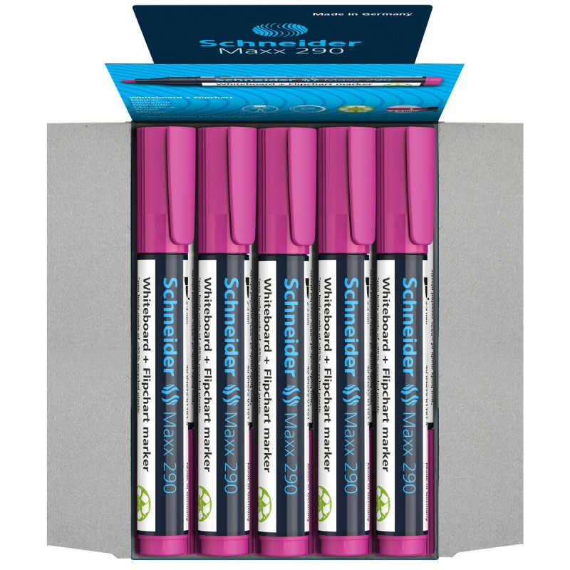 Marker do tablic SCHNEIDER Maxx 290, okrągły, 2-3mm, magenta