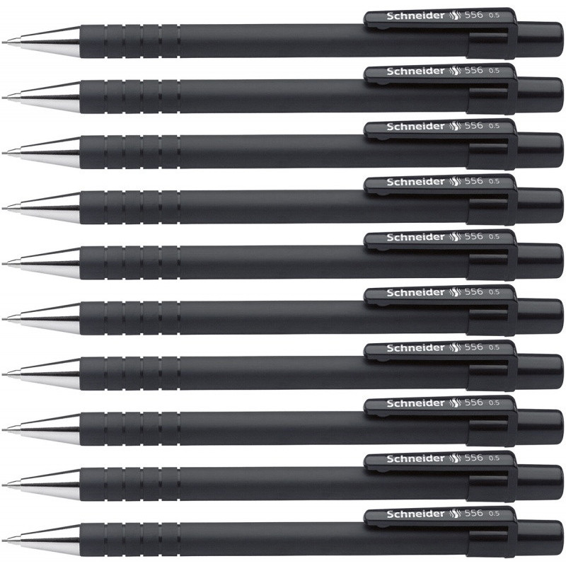 Ołówek automatyczny SCHNEIDER 556, 0,5mm, czarny