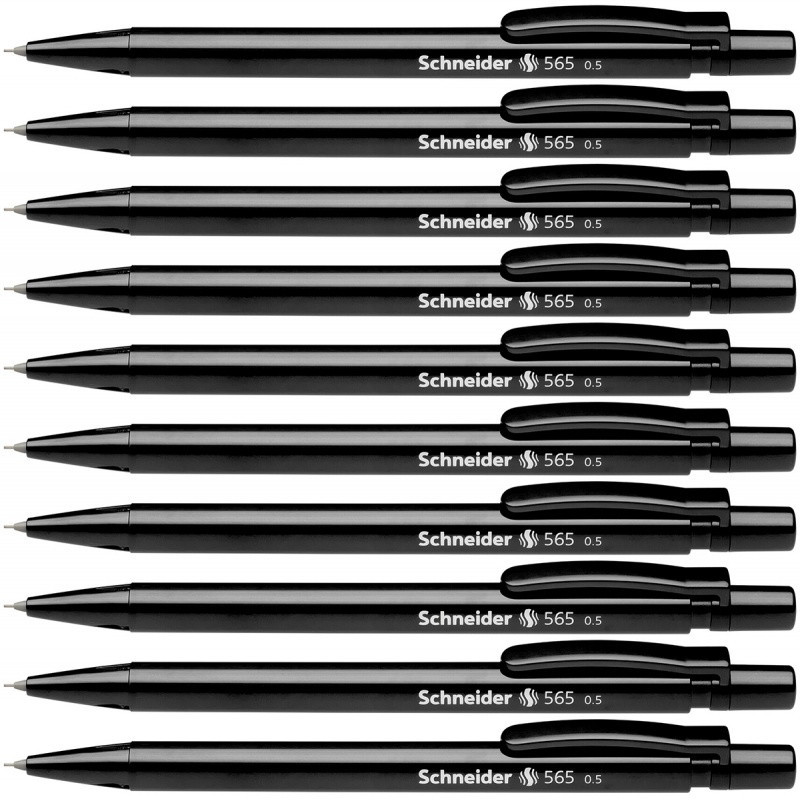 Ołówek automatyczny SCHNEIDER 565, 0,5mm, czarny