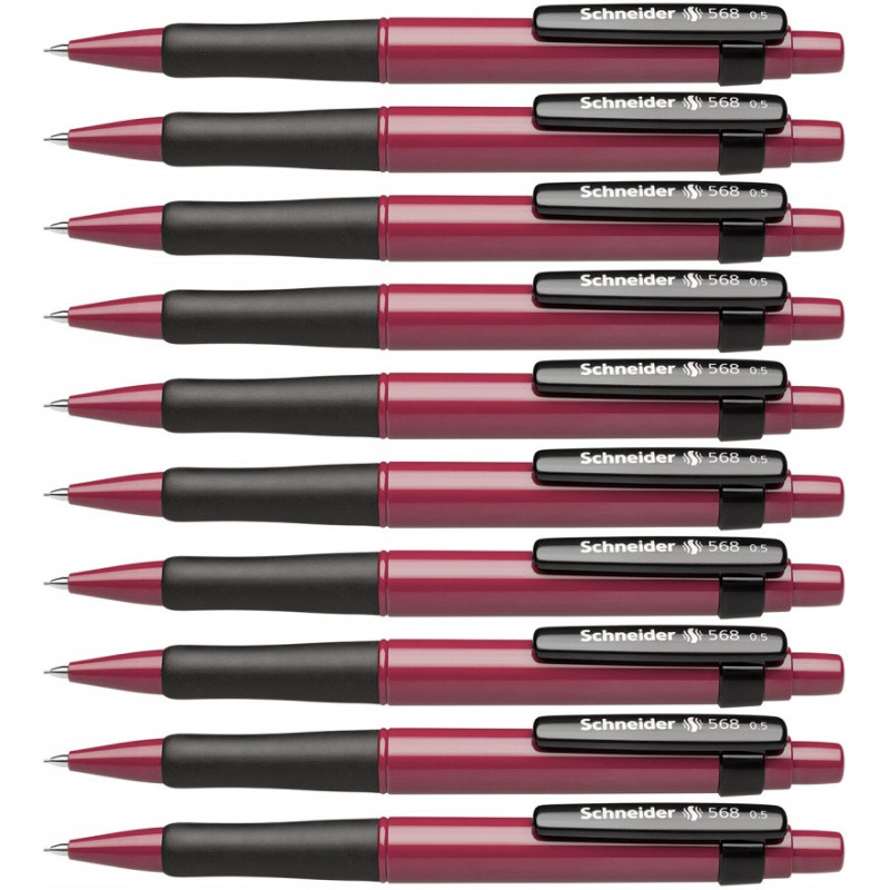 Ołówek automatyczny SCHNEIDER 568, 0,5mm, wiśniowy