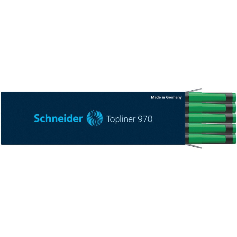 Wkład do cienkopisu SCHNEIDER Topliner 970, 0,4mm, zielony