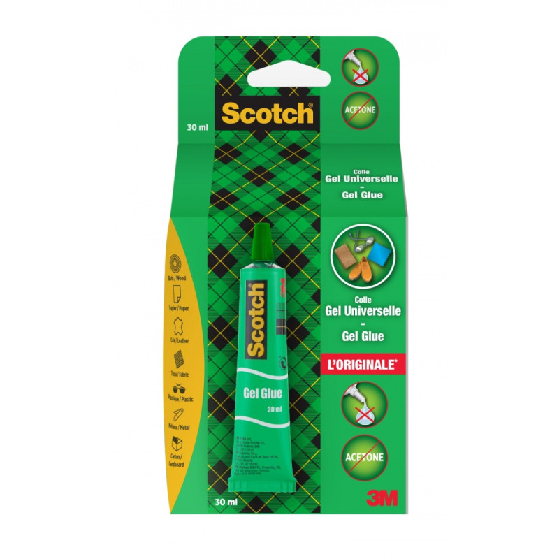 Klej żelowy SCOTCH w tubce, uniwersalny, 30 ml