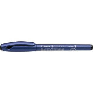 Pióro kulkowe SCHNEIDER Topball 847, 0,5 mm, czarne