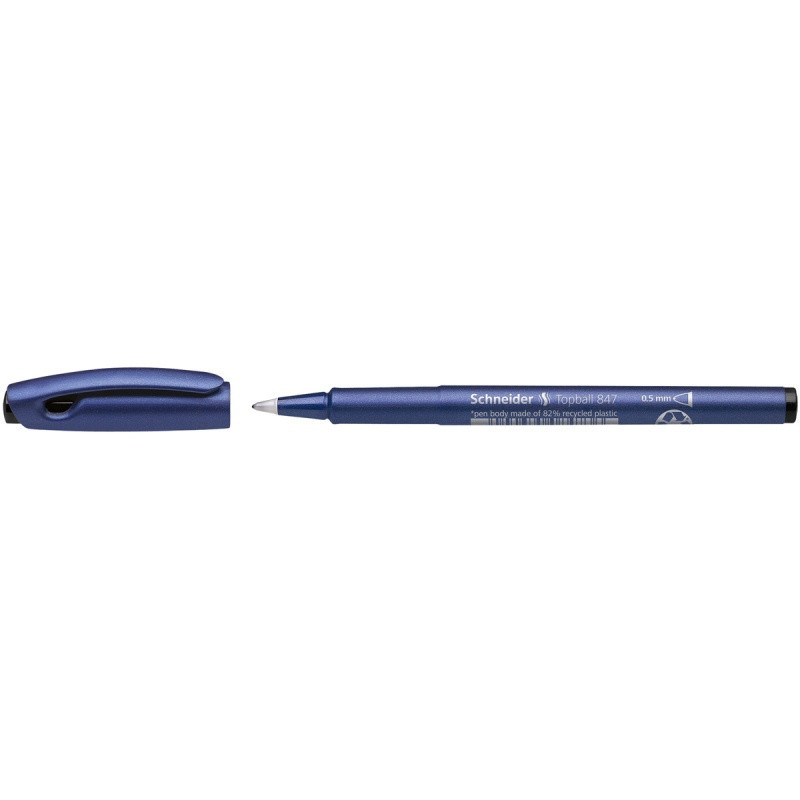 Pióro kulkowe SCHNEIDER Topball 847, 0,5 mm, czarne