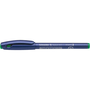 Pióro kulkowe SCHNEIDER Topball 847, 0,5 mm, zielone