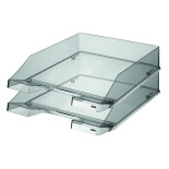 Szufladka na biurko HAN standardowa, polistyren, A4, dymna