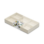 Zestaw pojemników MOXOM Modular Tray, 250x170x35mm, 5 szt., biały