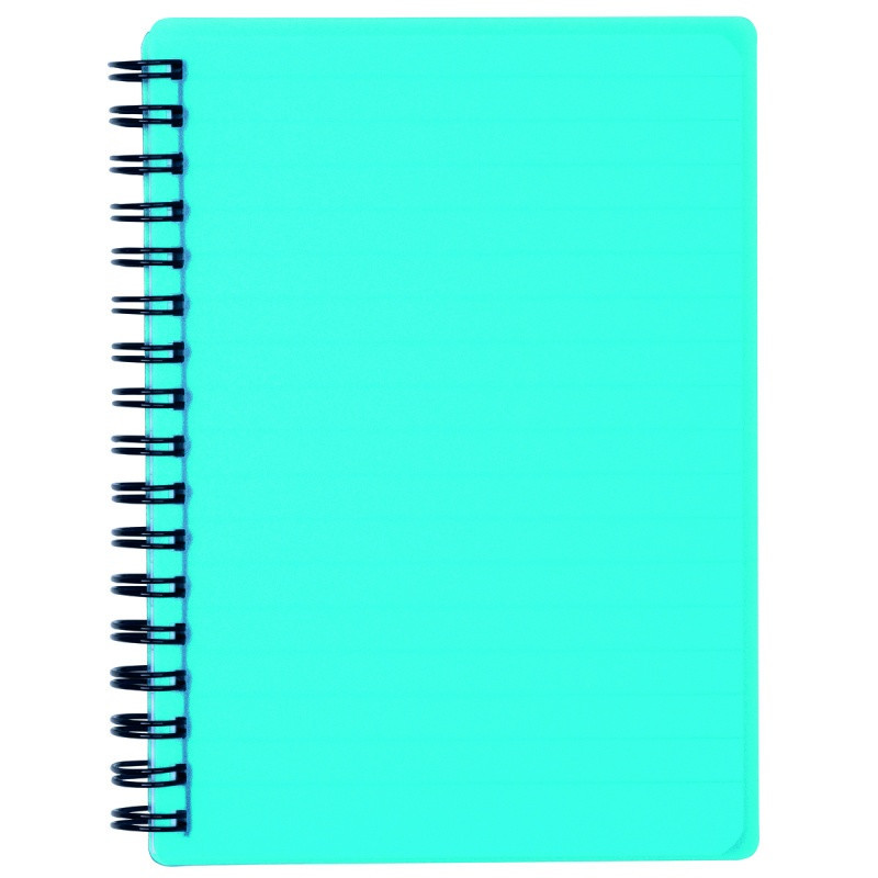 Kołonotatnik DONAU Fresh Colours, A6, 80k, okładka PP, mix kolorów