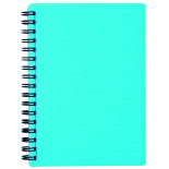 Kołonotatnik DONAU Fresh Colours, A6, 80k, okładka PP, mix kolorów