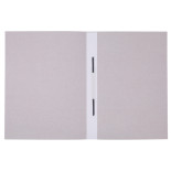 Skoroszyt OFFICE PRODUCTS Budget, karton, z listwą, nadruk, A4, 250gsm, biały