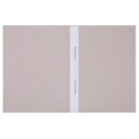 Skoroszyt OFFICE PRODUCTS Premium, karton, z listwą, nadruk, A4, 350gsm, biały