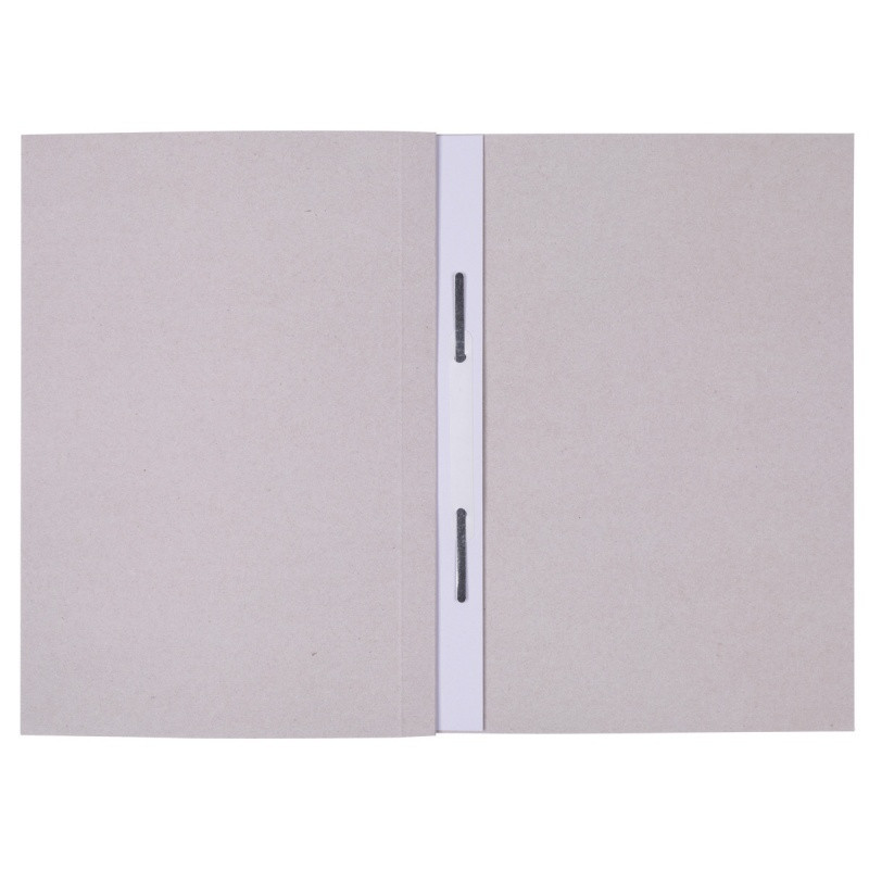 Skoroszyt OFFICE PRODUCTS Budget, karton, oczkowy, nadruk, 1/1, A4, 250gsm, biały