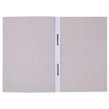 Skoroszyt OFFICE PRODUCTS Budget, karton, oczkowy, nadruk, 1/1, A4, 250gsm, biały