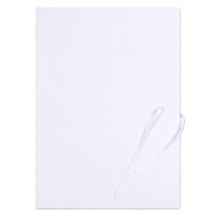 Teczka wiązana OFFICE PRODUCTS Premium, karton, A4, 350gsm, 3-skrz., biała