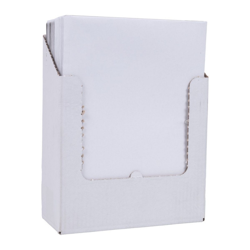 Teczka wiązana OFFICE PRODUCTS Premium, karton, A4, 350gsm, 3-skrz., biała