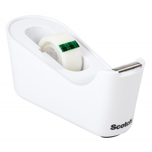 Dyspenser taśmy SCOTCH C18 + taśma Scotch® Magic™ Invisible, 19mmx33m, biały