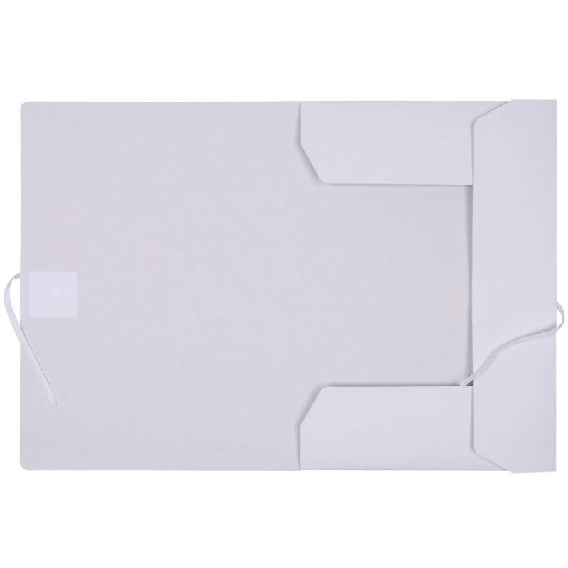 Teczka wiązana OFFICE PRODUCTS Budget Pro, karton, biała wewn., A4, 250gsm, 3-skrz., biała
