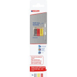 Wymienne wkłady e-8881 EDDING, do ołówka e-8880, 6 szt., blister, mix kolorów