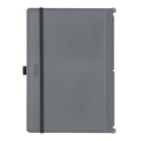 Clipboard składany SAX, PP, A5/A4, z met. klipsem, z gumką i uchwytem na długopis, szary