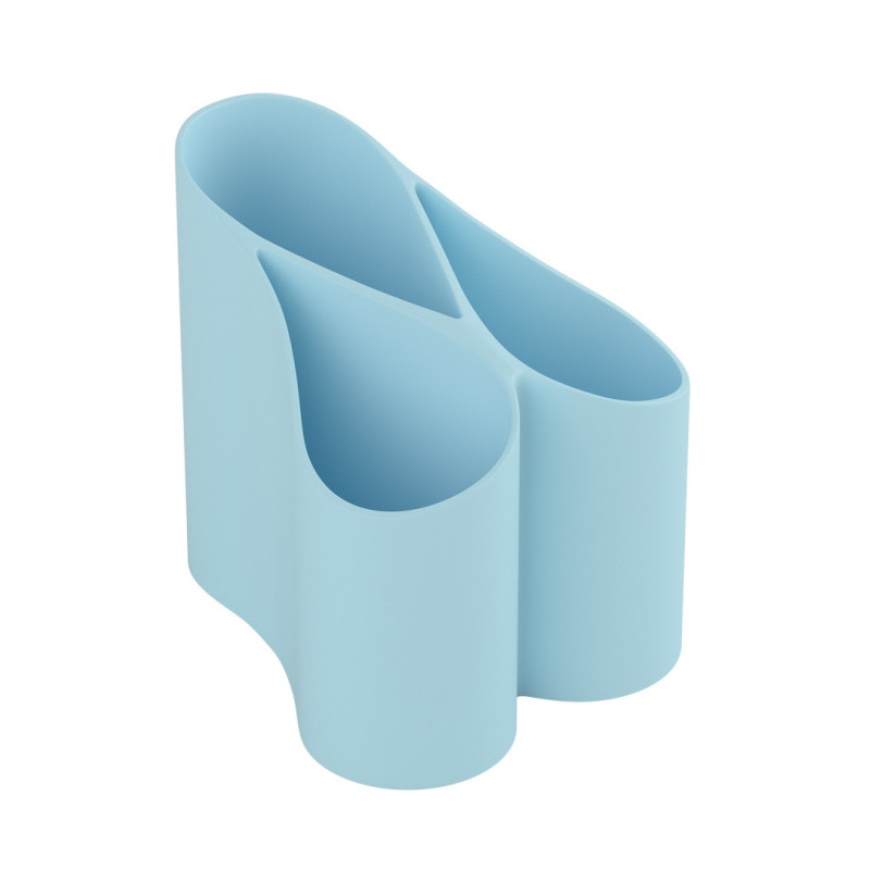 Przybornik na biurko ICO Lux, pastelowy niebieski